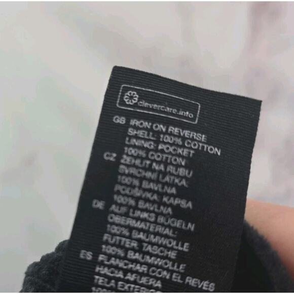 & Other Stories Skirt Womens 4 Small Black Corduroy Mini Asymmetric Angeles - Picture 8 of 10